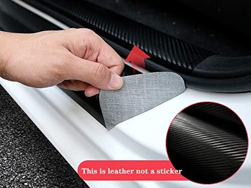 MAXDOOL 4Pcs Car Door Sill Protector Reflective - Image 2