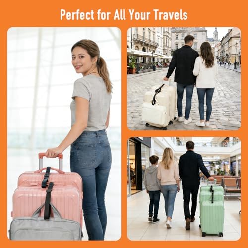 Luggage Connector Straps 2 Pack, Luggage Strap - Image 6