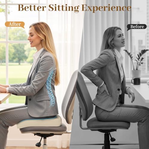 TranquilRelax Memory Foam Seat Cushion - Image 5