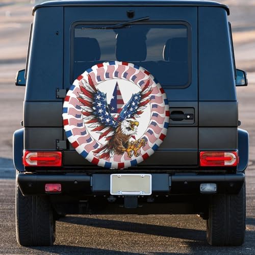 American Eagle Spare Tire Cover Waterproof Sun Protection Fit 16 Inches - Image 7