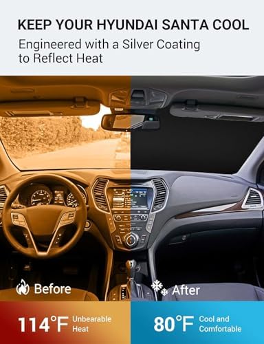 Proadsy Custom Fit Car Windshield Sun Shade - Image 3