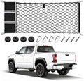 Amiss Truck Bed Cargo Net with Side Organizer, Compatible with Toyota Tundra by Amiss