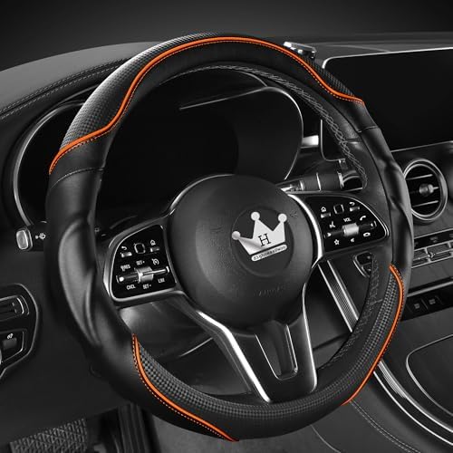 HighnessHwoo 3D Car Steering Wheel Cover Comfort Grip Massage Sporty Anti-Slip - Image 2
