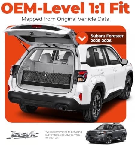 3-Layer Cargo Net for Subaru Forester 2025-2026, Zoned Storage Trunk Net - Image 3