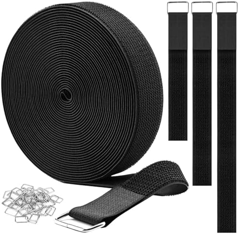 YMCRLUX 1.5"x32ft Hook and Loop Straps by YMCRLUX