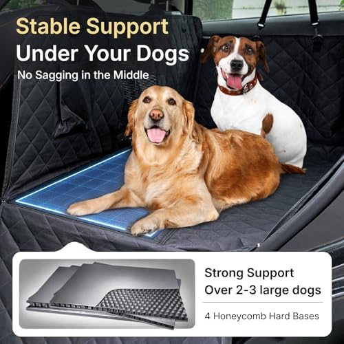 Car Back Seat Extender for Dogs, Semi-Hard Bottom Design, Fits Compact SUVs - Image 4