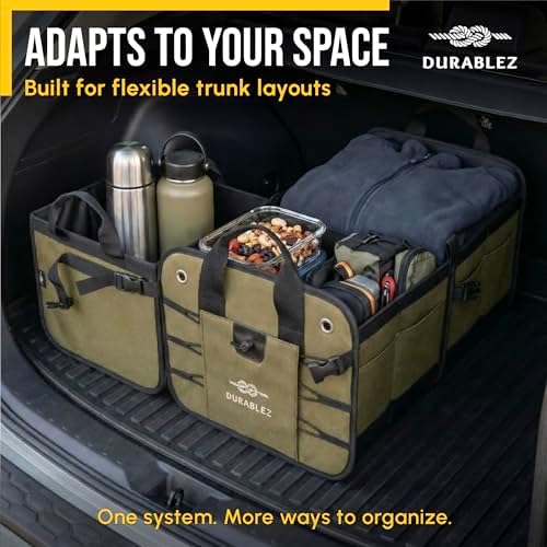 Large Car Trunk Organizer, Modular & Collapsible - Image 4