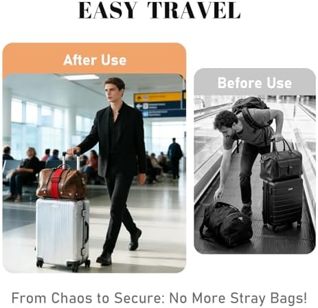 4 Pack Multi Use Strong Adjustable Luggage Connector Straps - Image 4