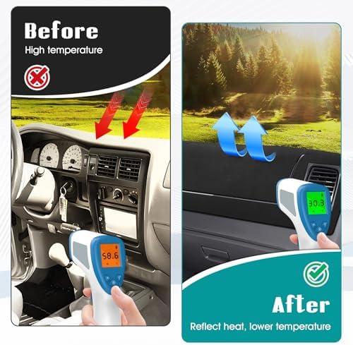 FIILINES Dash Cover for 1998-2002 2003 2004 Toyota Tacoma, Dashboard Mat for - Image 5