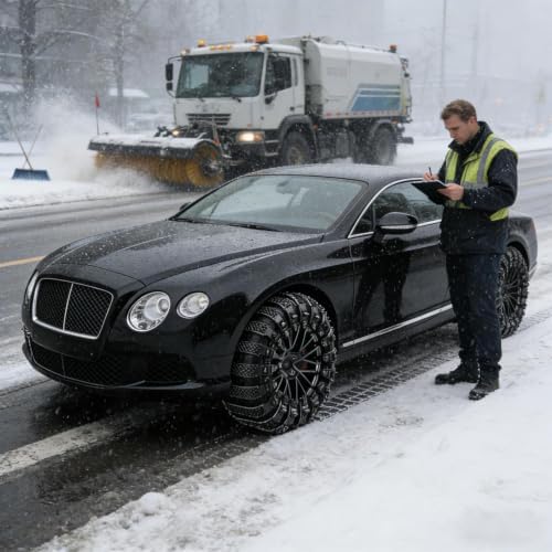 Snow Tire Straps Adjustable Anti-Skid Car Grips - Image 3