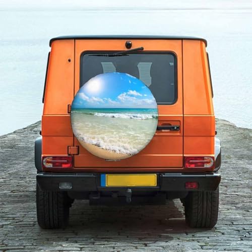 Sunny Beach Spare Tire Cover 15 inch Wheel Beautiful Beach Protectors - Image 2