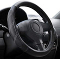 Elantrip Sport Leather Steering Wheel Cover 14 1/2 inch to 15 inch Universal by Elantrip