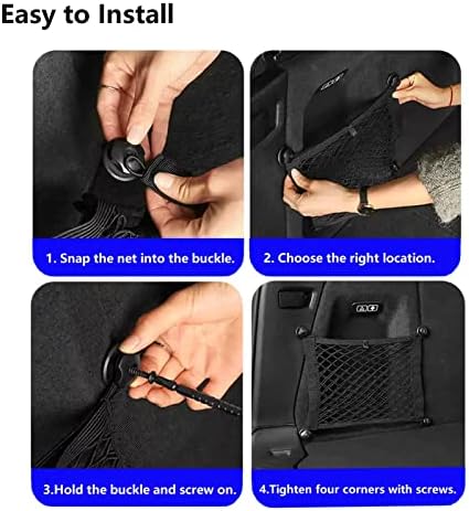 2PACK Small Cargo Nets Elastic Stretchable Pocket Storage Mesh Net Universal - Image 6
