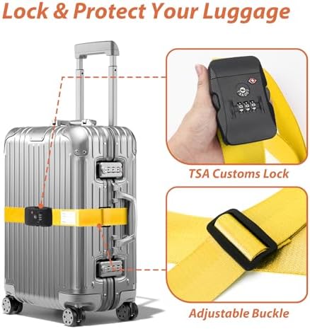 TSA Approved Luggage Straps - Image 4