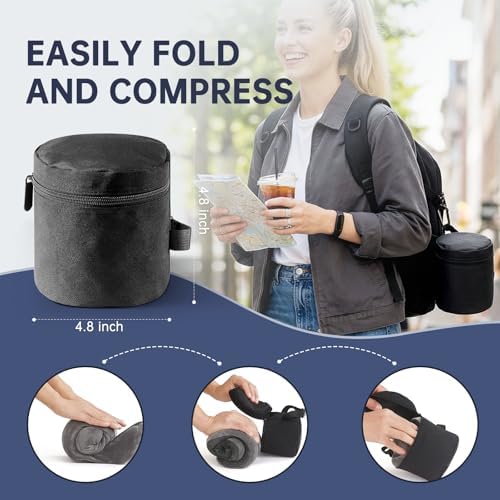 Neck Pillow Memory Foam Adjustable Clasp - Image 5