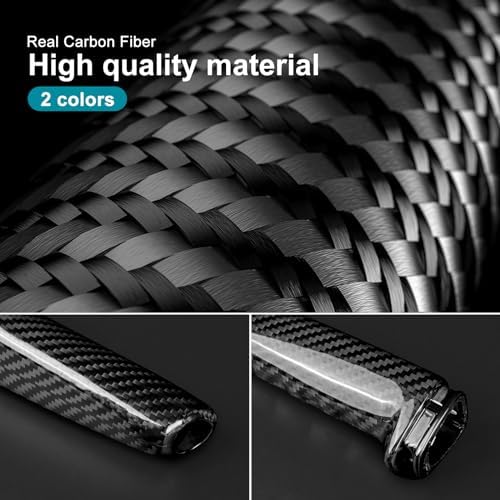 AIRSPEED Carbon Fiber for BMW Handbrake Cover Grip Handle Lever Compatible - Image 6