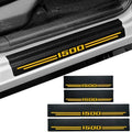 Car Accessories 4 Pcs Carbon Fiber Door Sill Scuff Protector Auto Door Entry by Hong+HT