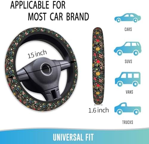 Steering Wheel Cover 15 Inch Breathable Anti Slip - Image 4