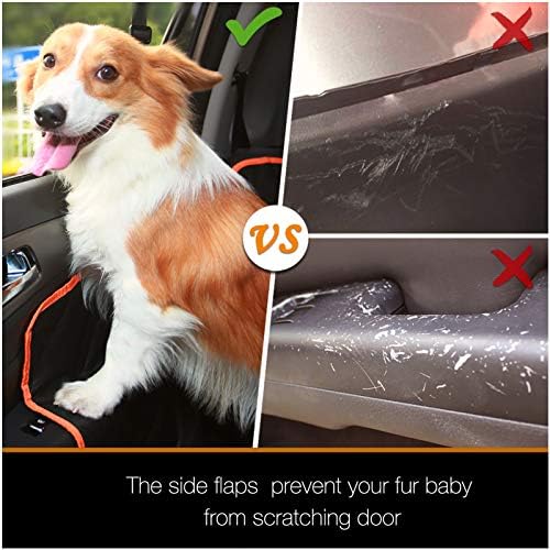 Luxury Dog Car Seat Cover for Back Seat Breathable Mesh Window Dog Hammock for - Image 5