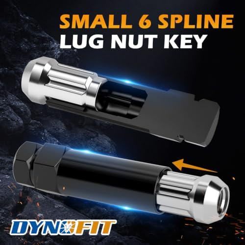Dynofit 6 Spline Tuner Lug Nuts Key, - Image 6