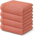 Kitinjoy 100% Cotton Waffle 4-Pack Kitchen Towels by Kitinjoy