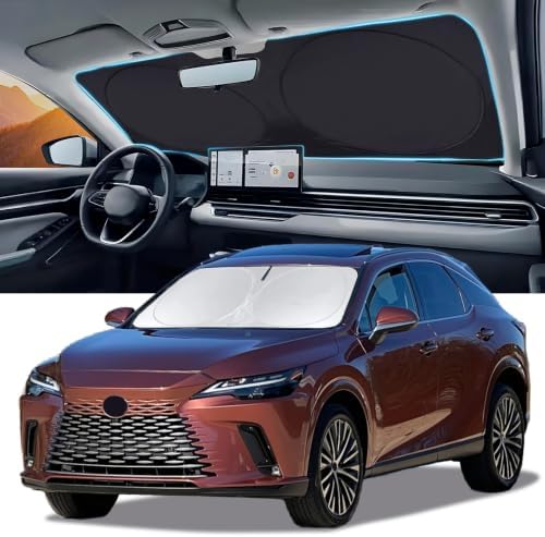 Windshield Sunshade for Lexus RX 300 350/350h 450/450h 2023-2026 Sun Visor by INSAUTO