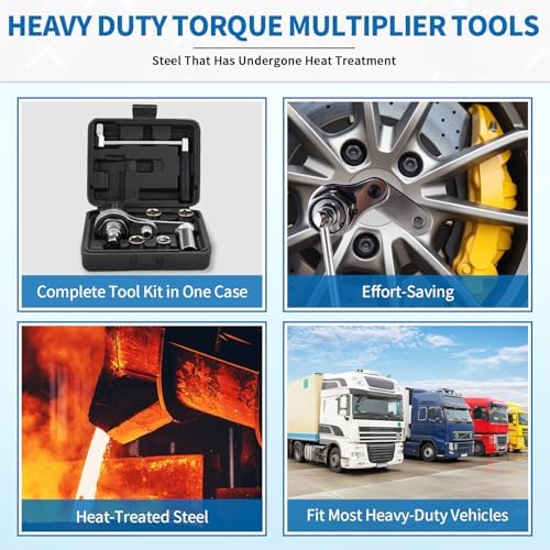 Boltigen Heavy Duty Torque Multiplier Wrench Set 1/2” DR w/ 4 Sockets, 1:16 - Image 6