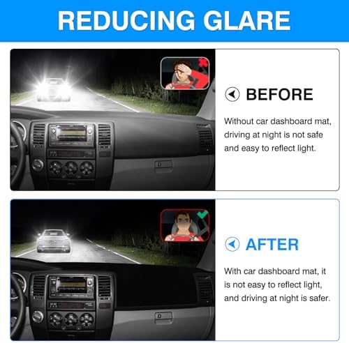 Autorder Dashboard Cover Mat for Toyota 4Runner 2003 2004 2005 2006 2007 2008 - Image 4