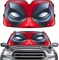 GENANY Red Mask Eyes Windshield Sun Shade 69 x 35 Inch by GENANY