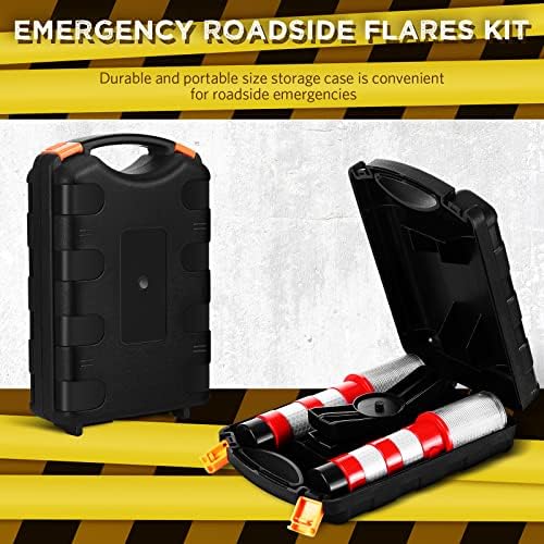 Riakrum 20 Pcs Emergency Roadside Flares Bulk Kit LED Safety Strobe Road - Image 5