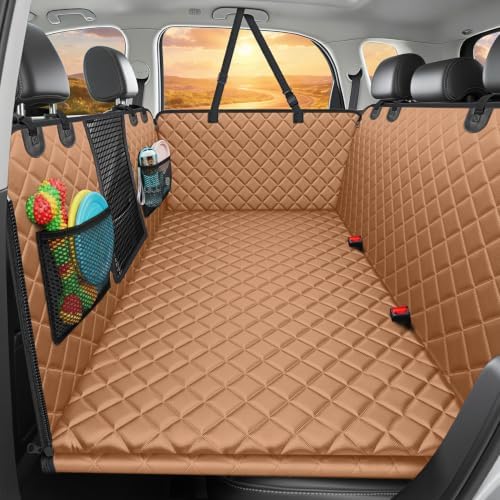 URPOWER Back Seat Extender for Dogs, Large Hard Bottom Dog Car Seat Cover by URPOWER