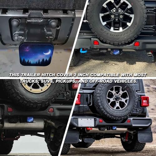2" Trailer Hitch Cover Rubber Receiver Tube Cap Trailer Hitch Covers - Image 5