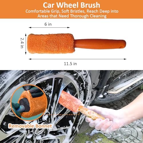 9Pcs Car Wash Detailing Kit Cleaning Kits, - Image 2