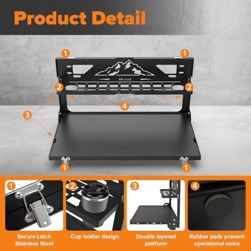 MusixiA Foldable Tailgate Table - Image 6