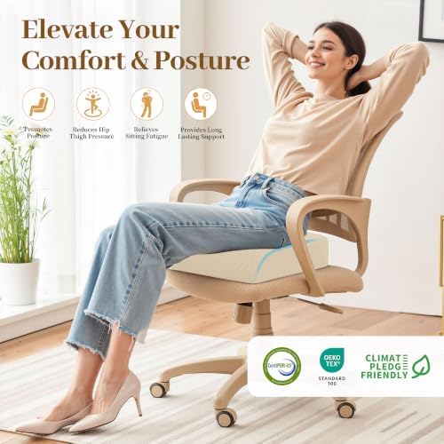 TranquilRelax Memory Foam Seat Cushion - Image 7