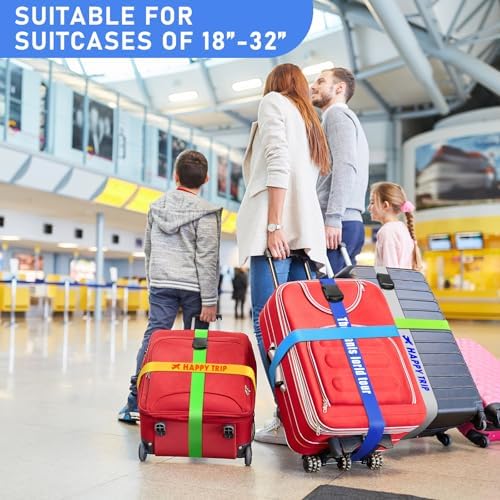 Personalised Luggage Straps for Suitcases, 1 Piece Custom Luggage Strap - Image 6