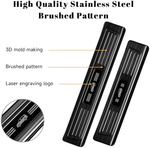 4PCS Car Door Edge Guards Door Sill Protector - Image 3