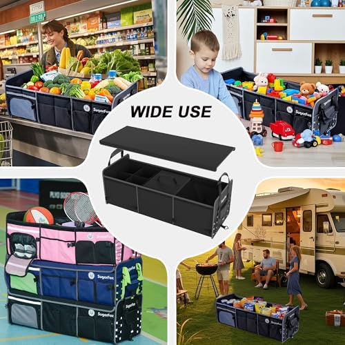 Bold Color Block Trunk Organizer | 95L - Image 5