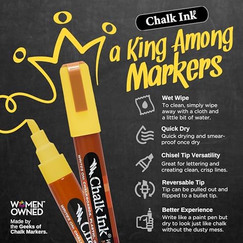 Chalk Ink High-Visibility Chalk Markers - Image 4
