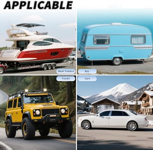 Vacallity RV Wheel Chocks for RV Camper Travel Trailer Car Truck - Image 6