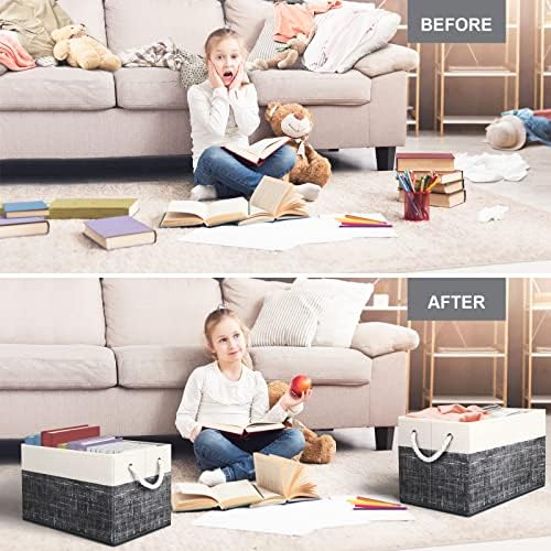 Fab totes Storage Bins 8-Pack, Foldable Storage Baskets - Image 6