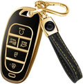 Lucrum Compatible with Hyundai Key Fob Cover & Keychain by Lucrum