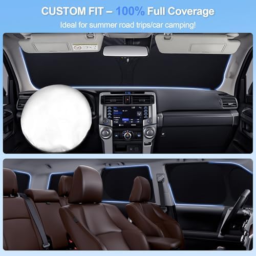 8pcs Car Window Shades for Jeep Grand Cherokee 2022-2026 Accessories, - Image 5