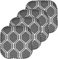 Sweet Home Collection Chair Cushion Memory Foam Pads Honeycomb Pattern Slip Non by SweetHomeCollection