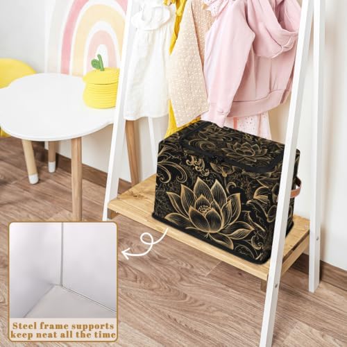 Storage Bins With Zipper Lid, Collapsible Trunk Organizer, Car Organizers and - Image 5