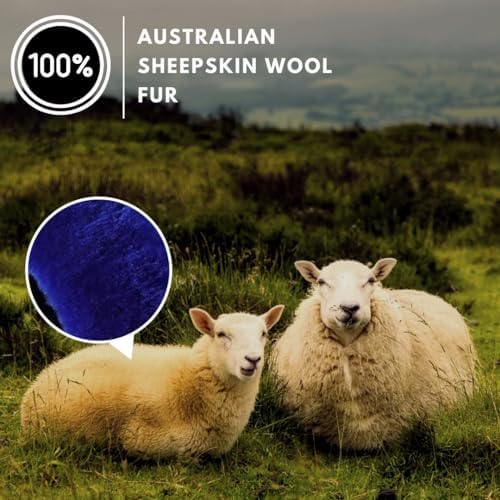 Andalus Brands Luxury Fluffy Car Steering Wheel Covers – Genuine Merino - Image 2