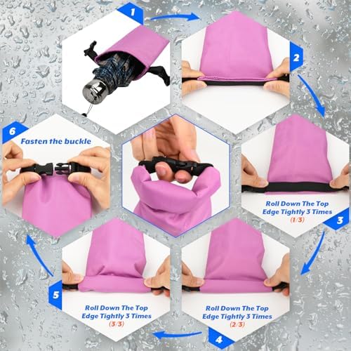 Cosmos 1 Pc Umbrella Bag Waterproof Travel Umbrellas Storage Pouches Wet - Image 3