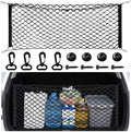 BFXM Cargo Net, 35.4"x15.7" Dual-Layer Nylon Cargo Net by BFXM