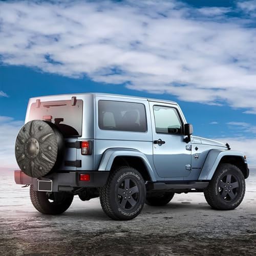 Round Shield Scales Spare Tire Covers - Image 3