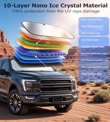 DMJN Front Windshield Sun Shade - Image 3